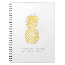 Carnet de photo - ananas d'or