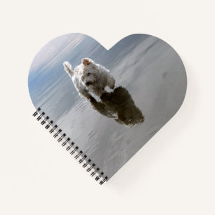 Carnet de photos de réflexion Beach Westie
