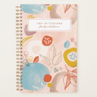 Carnet de planificateur de repas esthétique chic