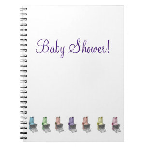 Carnet de planification de partie de baby shower
