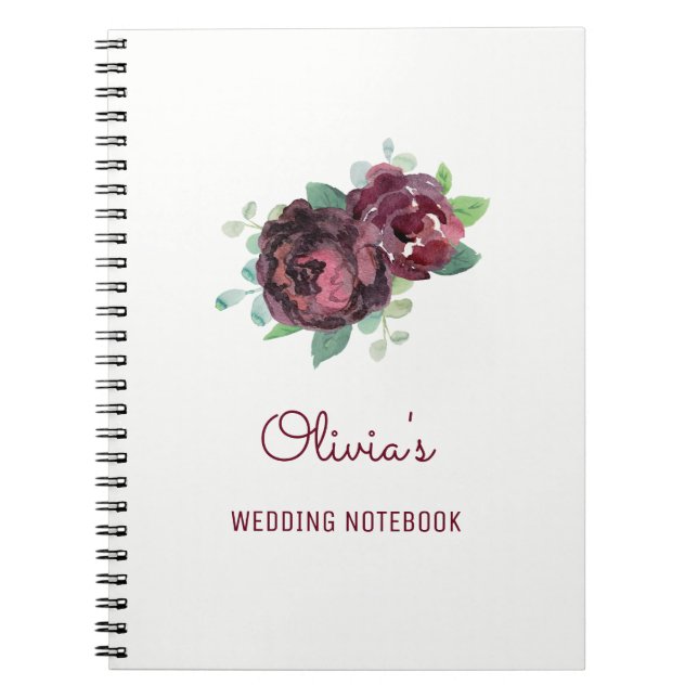 Carnet de planification des Mariages Rose de Bourg (Devant)