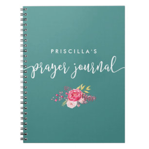 Carnet de prière écrite et florale
