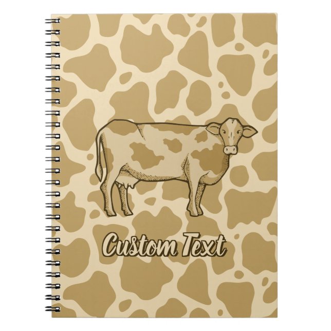 Carnet de profil de vache (Devant)
