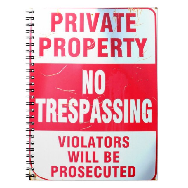 carnet de propriété privée (Devant)
