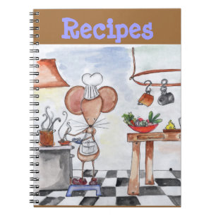 Carnet de recette de souris de cuisine