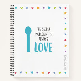 Carnet de recette ou Journal pour écrire des recet
