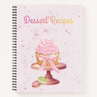 Carnet de recettes de desserts Cupcake
