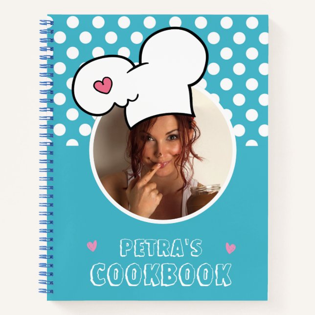 Carnet de recettes de livre de recettes personnali (Devant)