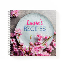 Carnet de recettes florales personnalisé – Nom per