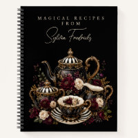 Carnet de recettes personnalisé - Service à thé go