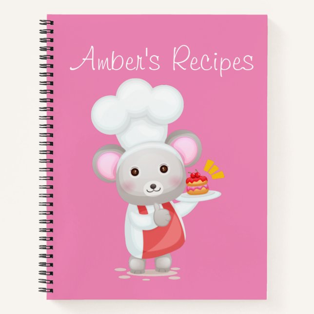 Carnet de Recettes pour Enfants à Personnaliser (Devant)