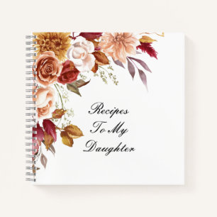 CARNET DE RECETTES POUR MA FILLE
