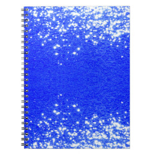 Carnet de réflexion de l'eau des étincelles