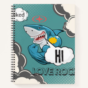 Carnet de requin comique - Fierce, drôle et plein