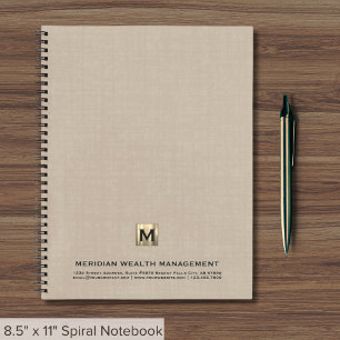 Carnet de richesse Monogramme classique