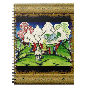 Carnet de spirale mythologique de Lion