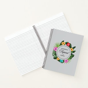 Carnet de spirale tropicale
