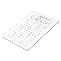 Carnet de suivi de kilométrage minimaliste