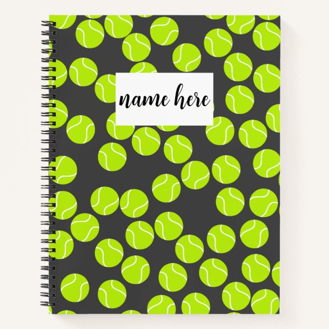 Carnet de tennis personnalisé (Devant)