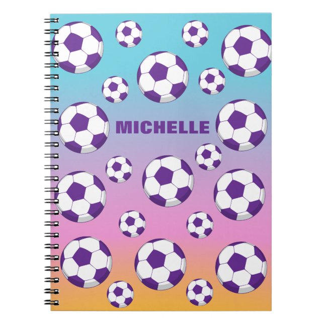 Carnet de terrain de football personnalisé (Devant)