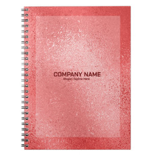 Carnet de texture en verre chatoyant rouge iridesc