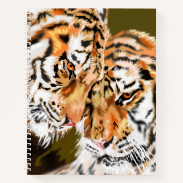 Carnet de tigre en couple (Devant)