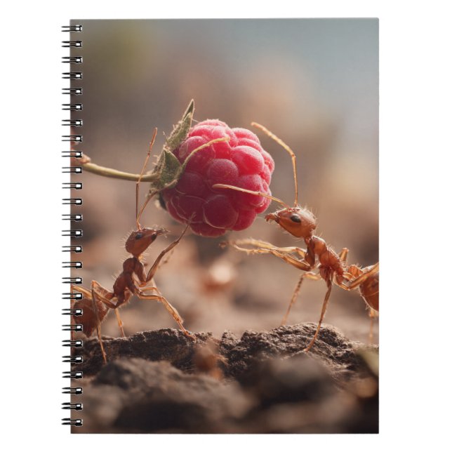 Carnet de travail d'équipe pour Ants Raspberry (Devant)