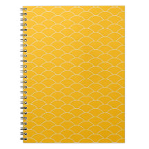 Carnet de vague jaune