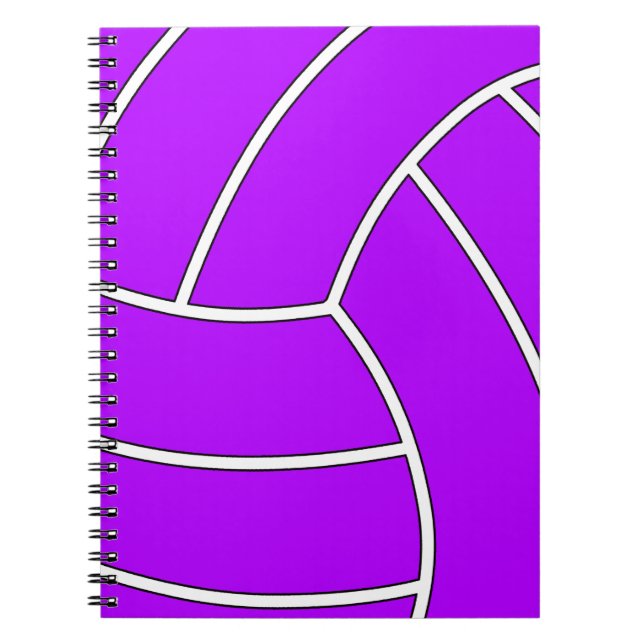 Carnet de volley-ball couleur personnalisé (Devant)