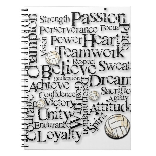 Carnet de volleyball (Devant)