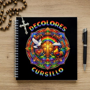 Carnet DeColores Cursillo Croix Colombe Coq Mandala