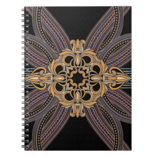 Carnet Décoré de motifs élégants et luxueux. Roc