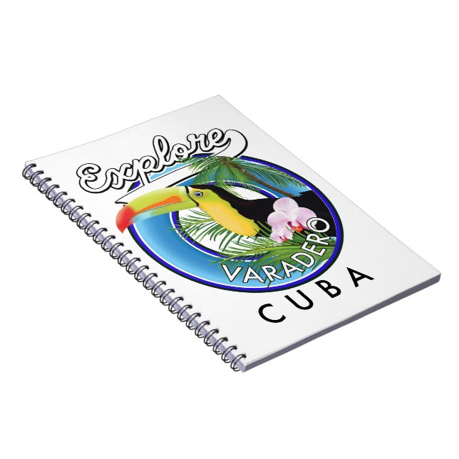 Carnet Découvrez le logo de voyage de Varadero Cuba (Côté Droit)