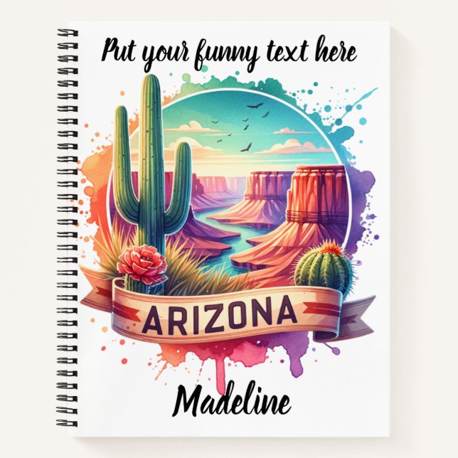 Carnet Découvrez les canyons animés de l'Arizona (Devant)