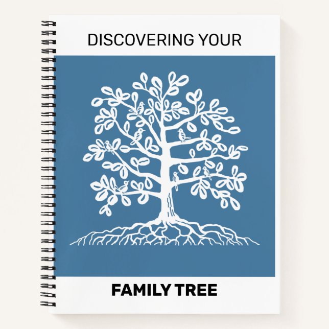 Carnet Découvrez votre arbre généalogique (Devant)