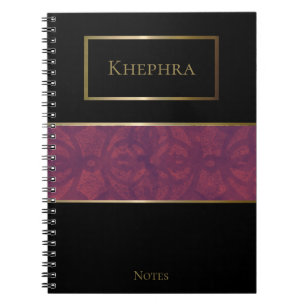 Carnet Deep Ruby Batik Nom simple