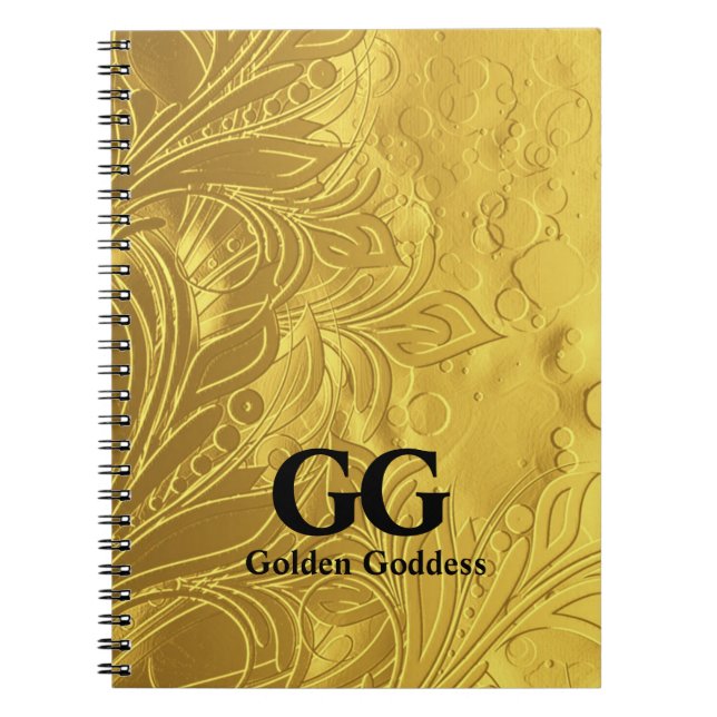 Carnet Déesse d'or fêter le joyeux 50e anniversaire de la (Devant)