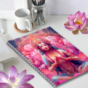 Carnet Déesse rose Lotus de la Prospérité - Lakshmi