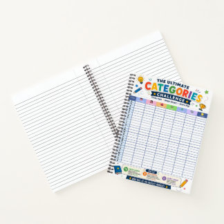 Carnet Défi ultime de catégories jeu imprimable
