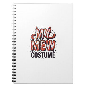 Carnet Déguisement de chat mignon pour Halloween Design v