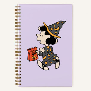 Carnet Déguisement de sorcière Lucy Peanuts Halloween