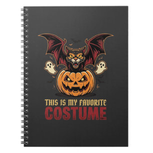 Carnet Déguisement Halloween Monstre Citrouille Gothique