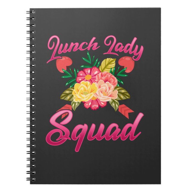 Carnet Déjeuner scolaire Lady Squad Cafétéria Femme (Devant)