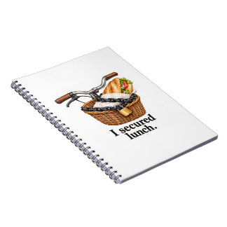 Carnet Déjeuner Sécurisé Sandwich de Cyclisme Drôle