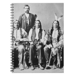 Carnet Délégation des chefs de Sioux, menée par le nua
