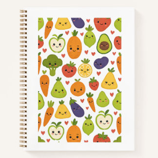 Carnet Delightful Fruits and Veggies