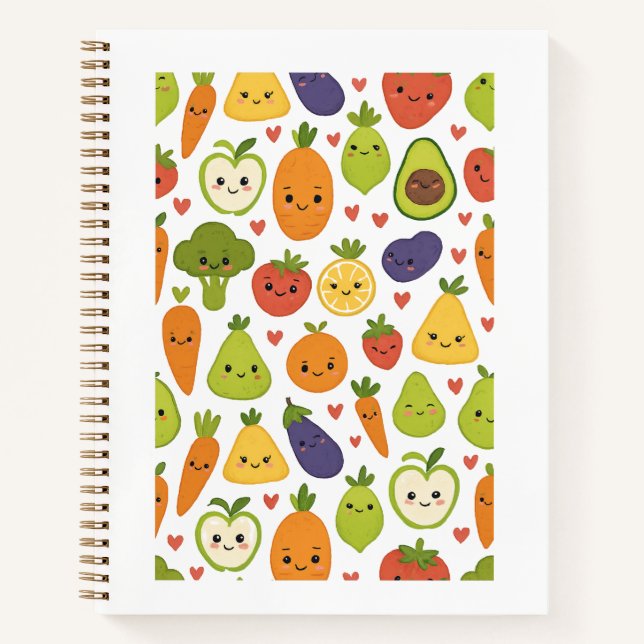 Carnet Delightful Fruits and Veggies (Devant)