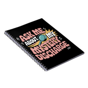 Carnet Demandez-moi à propos de ma décharge mystérieuse e