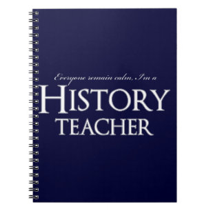 Carnet Demeure le calme que je suis un professeur