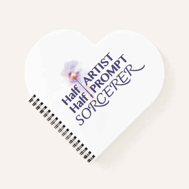 Carnet Demi-artiste moitié-invite sorcier (Devant)